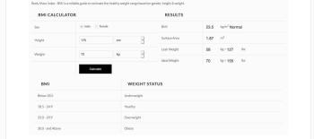 OL BMI Body Mass Index 23